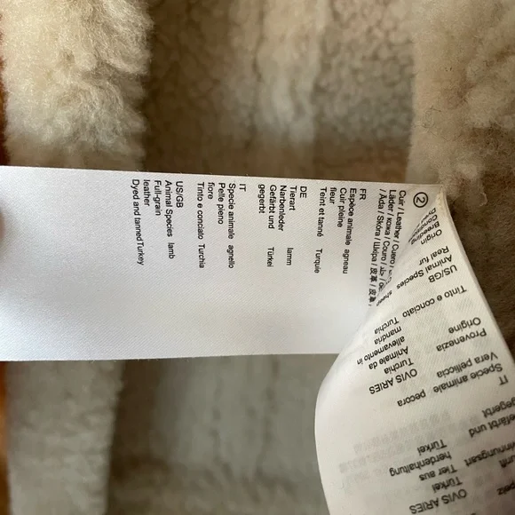 Sandro Short sheepskin coat - Picture 6 of 6